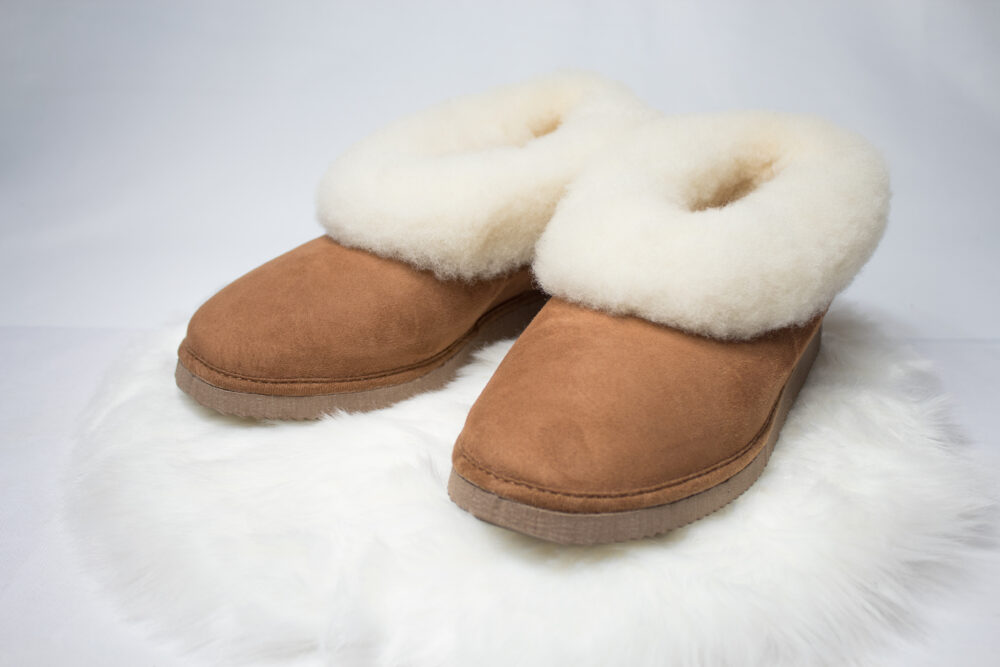 chausson peau de mouton
