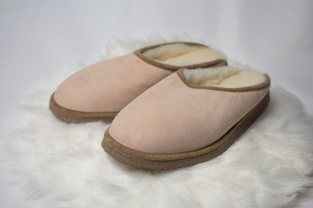 Pantoufle peau de mouton
