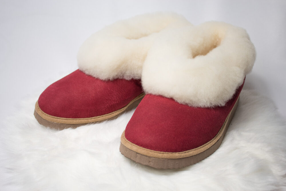 Chaussons fourrés en Peau de mouton - JoliMouton.fr