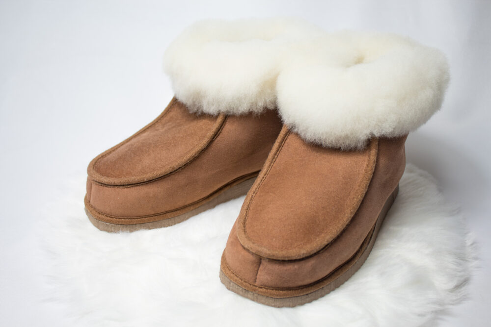 Bottines fourrées en Peau de Mouton Retournée