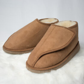 Chaussons Mules En 100% Laine De Mouton Naturelle - Pantoufles Fourrure, Pointure 39, Gris