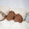 Chaussons Bébé fourrés en Peau de Mouton